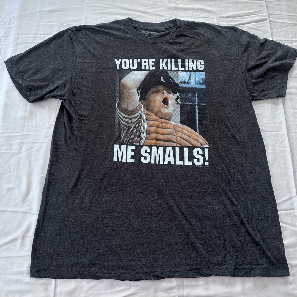 The Sandlot Gray Graphic T-Shirt “You’re Killing Me Smalls!” Size XL